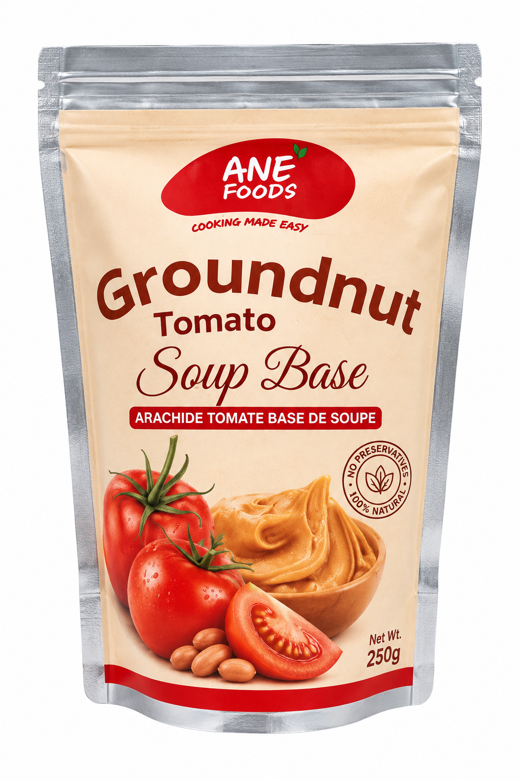ANE Foods Groundnut Tomato Soup Base